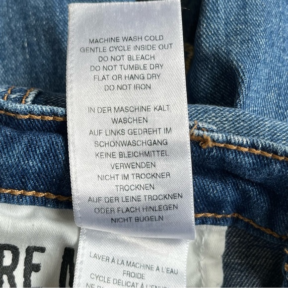 TRUE RELIGION size 30 high waist slim straight leg ornate jeans denim streetwear - Picture 16 of 16